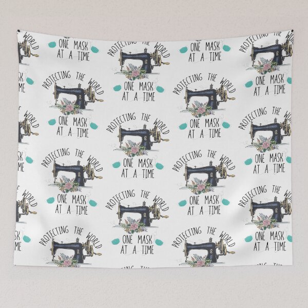 Item preview, Protecting the world.. one mask at a time | Funny Social Distancing designed and sold by art-fox.