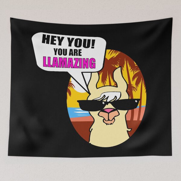 Item preview, YOU ARE LLAMAZING designed and sold by printhappy4you.