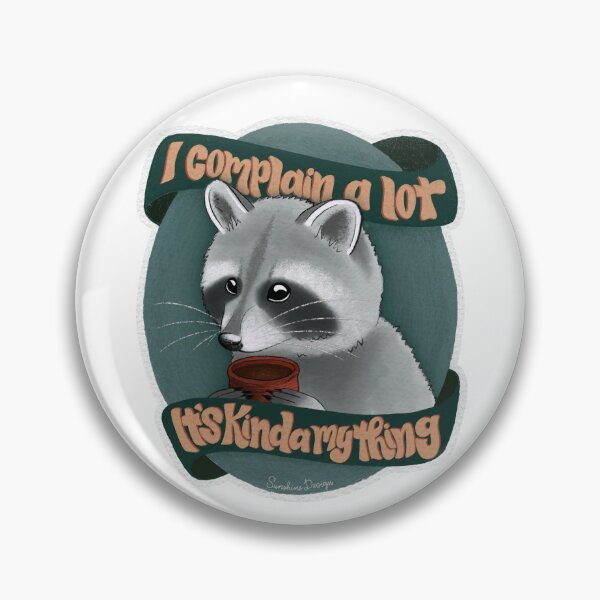 Item preview, Complaint Raccoon  designed and sold by SunshineDsgnLCM.