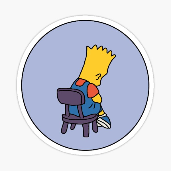 Sad Bart Greeting Card by Theo C