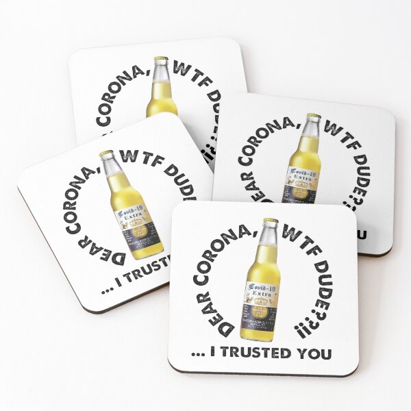 Item preview, Corona Beer Parody, I trusted you! | Funny Social Distancing designed and sold by art-fox.