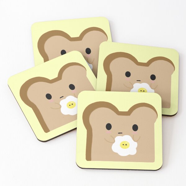 Item preview, Cute bread holding an egg designed and sold by Panakake78.