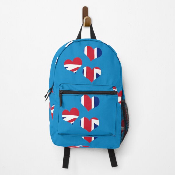 Item preview, British flag hearts union jack designed and sold by DesignsofNote.