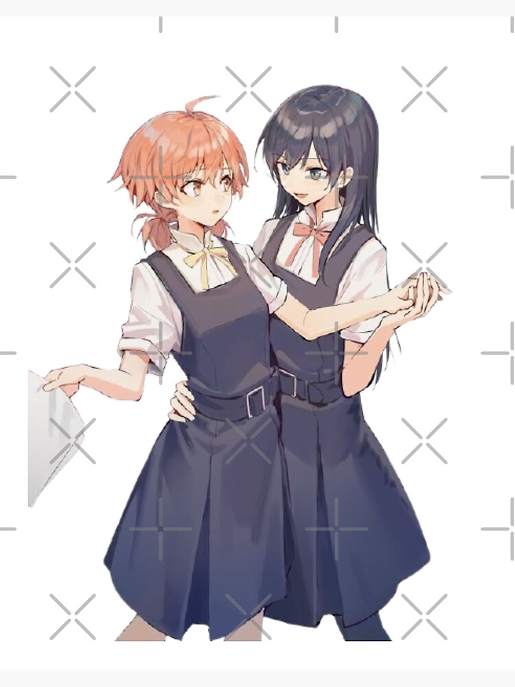 Yagate Kimi ni Naru | Yuu x Touko | Bloom Into You | Yuri Anime Manga | Art  Board Print