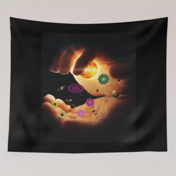 Item preview, Hand holding light mandala love  designed and sold by HelloLoriDesign.