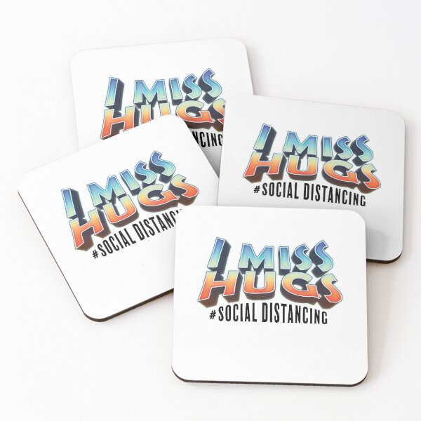 Item preview, I MISS HUGS | Funny Social Distancing designed and sold by art-fox.
