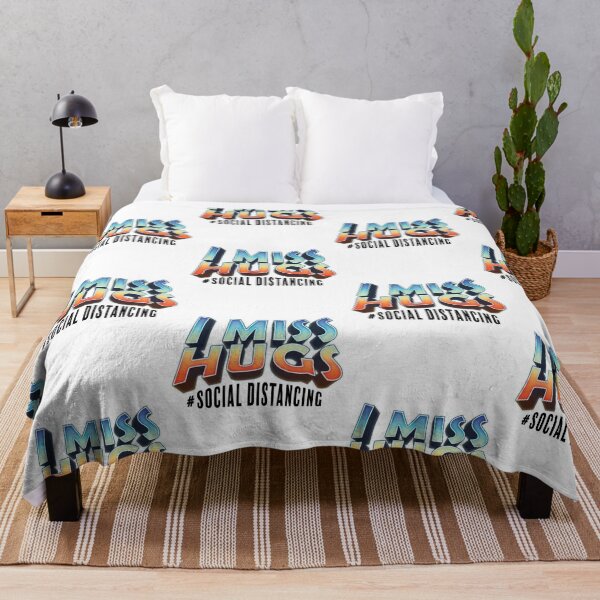 Item preview, I MISS HUGS | Funny Social Distancing designed and sold by art-fox.