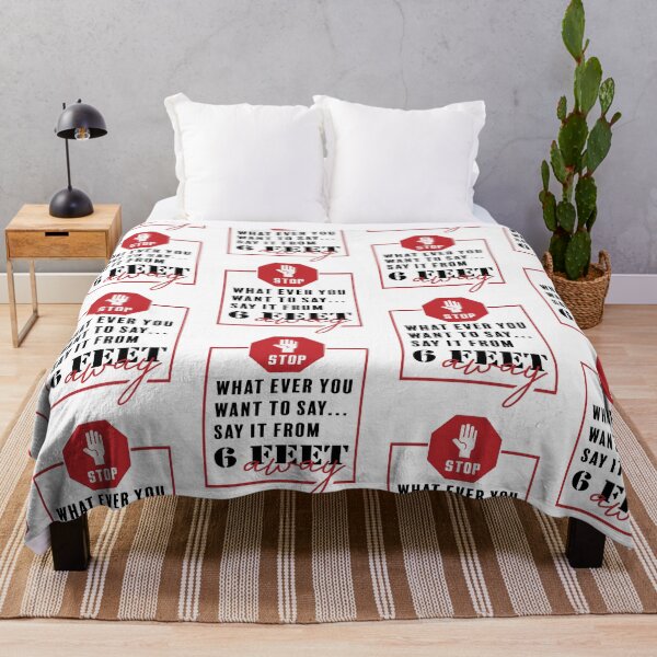 Item preview, Stay back warning | Funny Social Distancing designed and sold by art-fox.