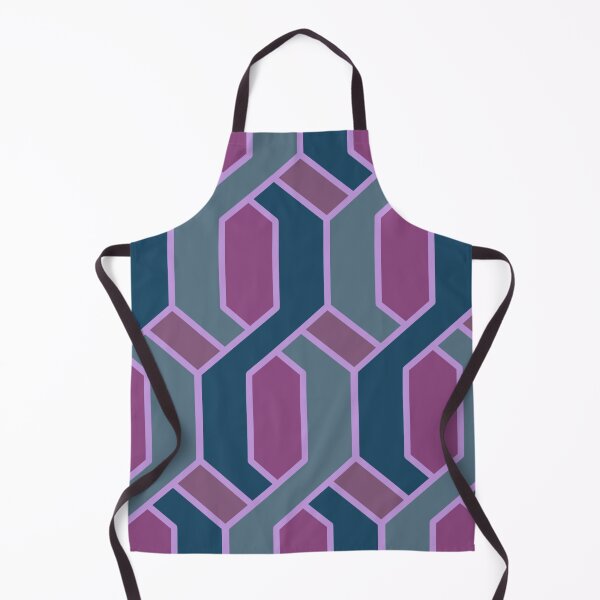 Item preview, Purple geometric chains pattern designed and sold by MinEkkoArt.