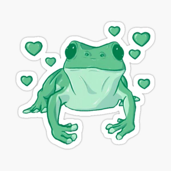 Squishy frog sticker Sticker for Sale by nichoe-val