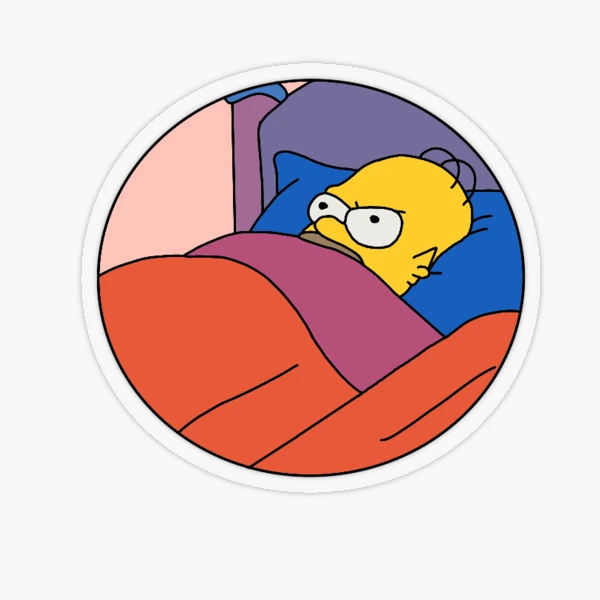 Sad bart Sticker by emxlix