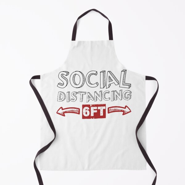 Item preview, Six Feet | Funny Social Distancing designed and sold by art-fox.