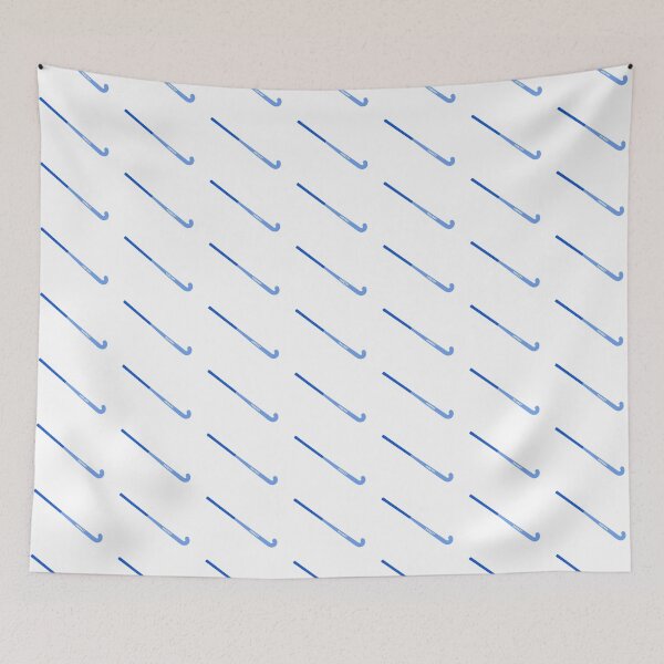 Item preview, Blue Field Hockey Stick Reading "Hockey" designed and sold by lindsey-p.