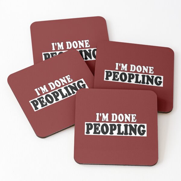 Item preview, I'm Done Peopling - Gift designed and sold by Imadovic.