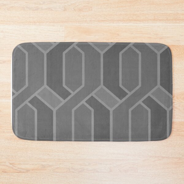 Item preview, Gray geometric chains pattern designed and sold by MinEkkoArt.