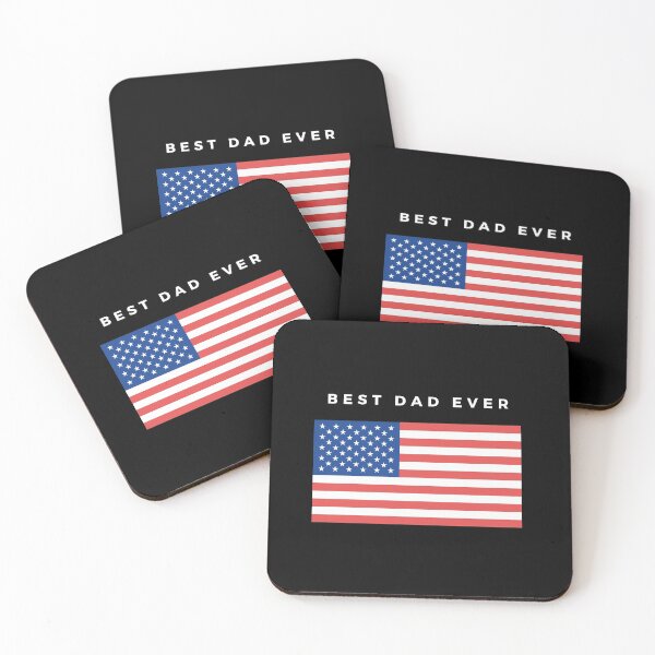 Item preview, Best Dad Ever With Us American Flag	 designed and sold by Zirrko.