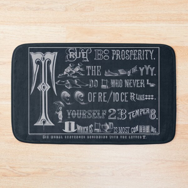 Item preview, Six Moral Sentences Beginning With The Letter T - Vintage Currier & Ives Inverted designed and sold by molamode.