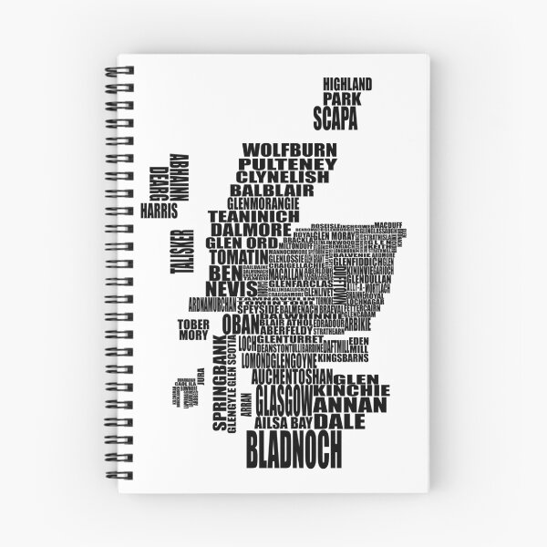 Item preview, Distillery Map of Scotland Black designed and sold by Whisky-Imp.