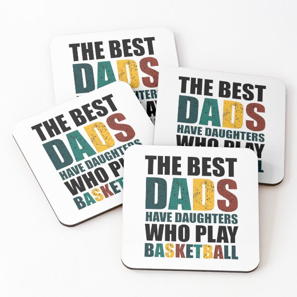 Item preview, the best dads have daughters who play basketball, father day gift  designed and sold by happy gift art.