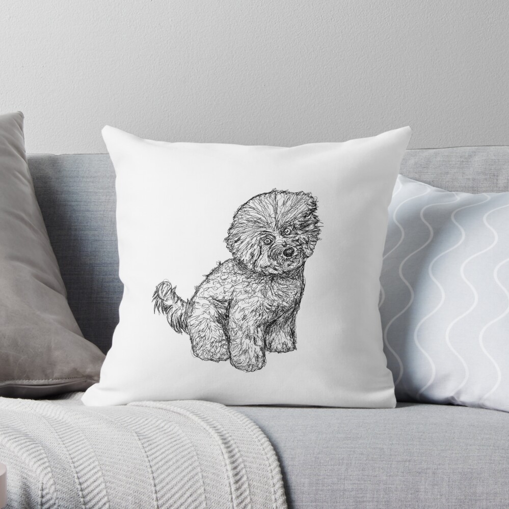 bichon pillow