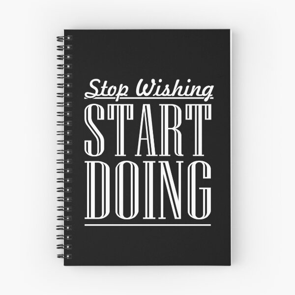 Item preview, stop wishing start doing designed and sold by eliasteam.