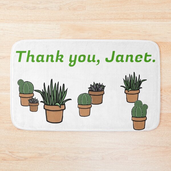 Item preview, Thank you, Janet. - The Good Place designed and sold by MoonBuckets.