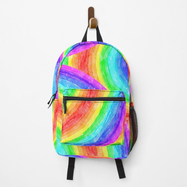 Item preview, Rainbow bull eye pattern tile designed and sold by Pragonette.
