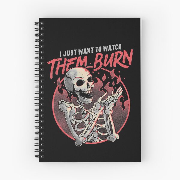 Item preview, Watch Them Burn Skull Funny Gift designed and sold by EduEly.