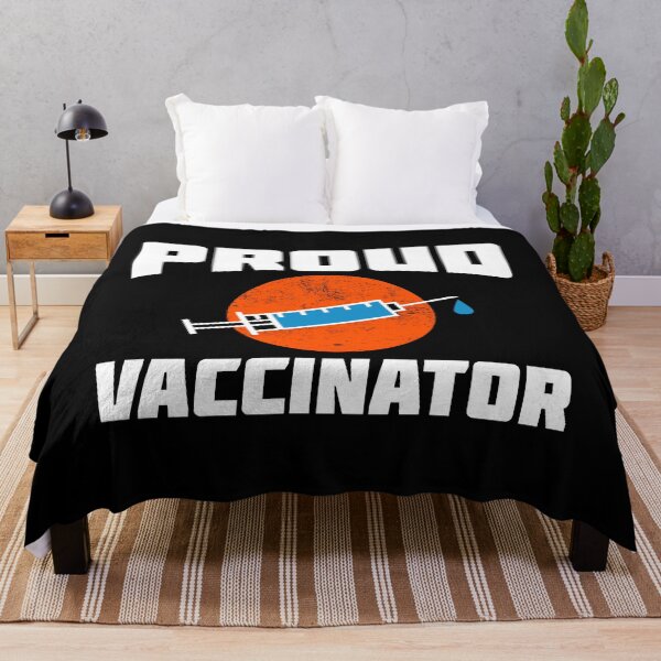 Item preview, Funny Nurse Vaccine Syringe Proud Vaccinator design designed and sold by jakehughes2015.