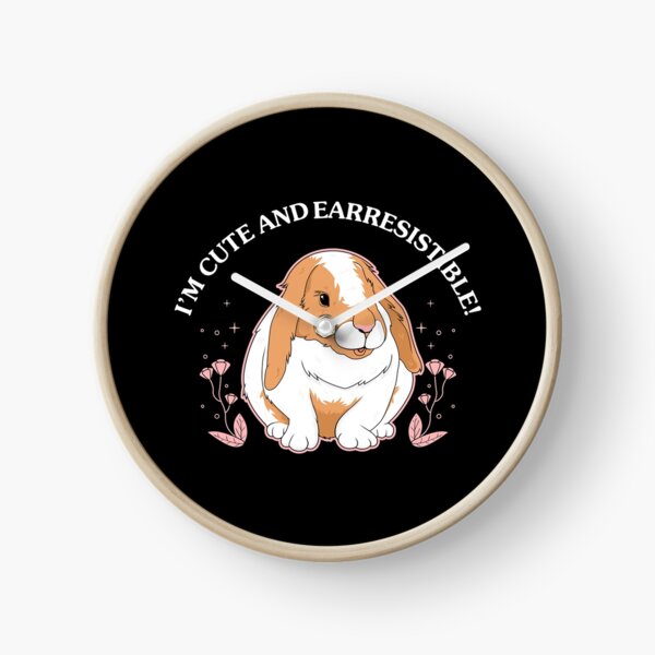 Item preview, Funny Cute And Earresistible Holland Lop Bunny Pun product designed and sold by jakehughes2015.