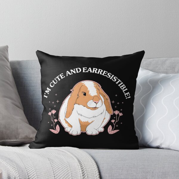 Item preview, Funny Cute And Earresistible Holland Lop Bunny Pun product designed and sold by jakehughes2015.