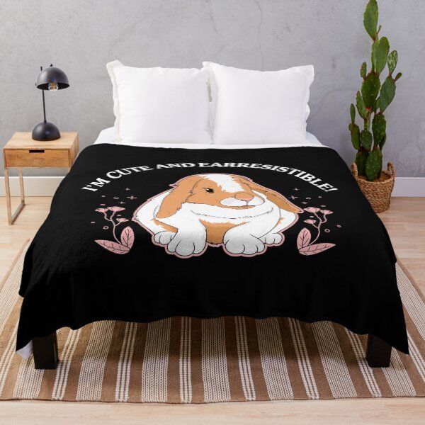 Item preview, Funny Cute And Earresistible Holland Lop Bunny Pun product designed and sold by jakehughes2015.