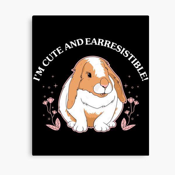 Item preview, Funny Cute And Earresistible Holland Lop Bunny Pun product designed and sold by jakehughes2015.