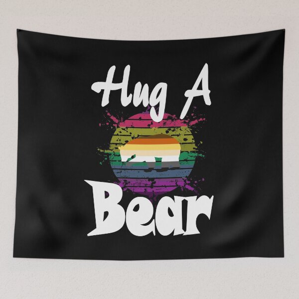 Item preview, LGBTQ design, Hug a Bear #11 designed and sold by Hypnotees.