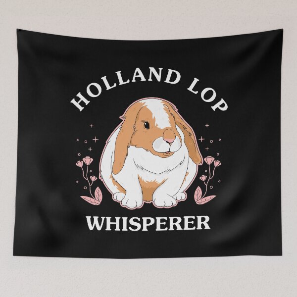 Item preview, Funny Holland Lop Whisperer Bunny Lover graphic designed and sold by jakehughes2015.