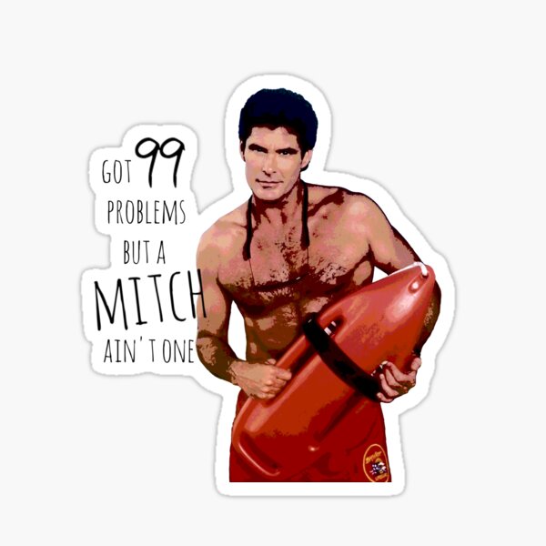 Aperçu de l'œuvre Un Mitch n'est pas un créée et vendue par buckwild.