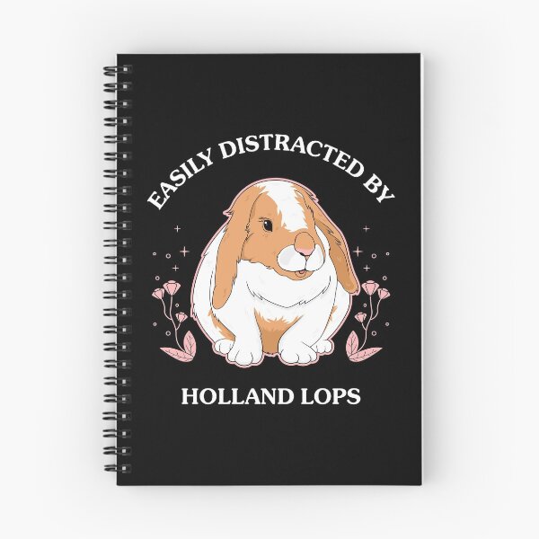 Item preview, Easily Distracted Holland Lop Bunny print designed and sold by jakehughes2015.