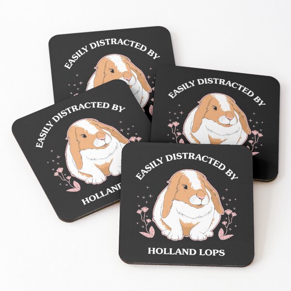 Item preview, Easily Distracted Holland Lop Bunny print designed and sold by jakehughes2015.