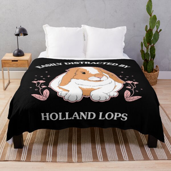 Item preview, Easily Distracted Holland Lop Bunny print designed and sold by jakehughes2015.