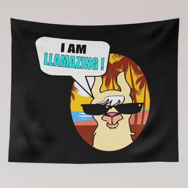 Item preview, I AM LLAMAZING ! designed and sold by printhappy4you.