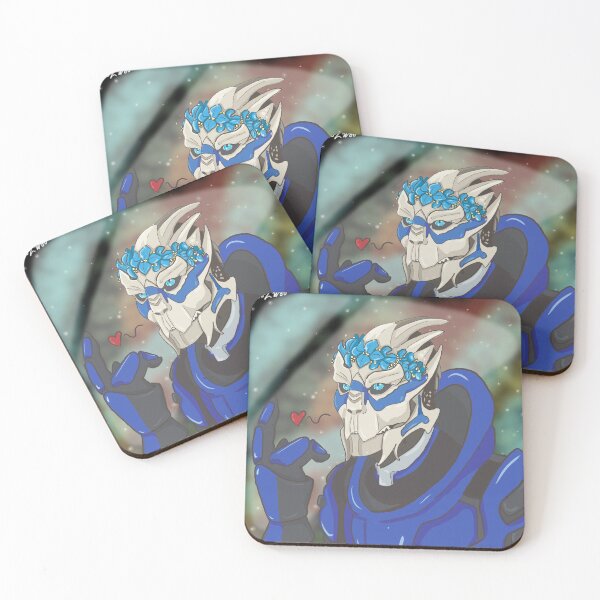 Item preview, Garrus Vakarian with Flower Crown designed and sold by Chenoah.