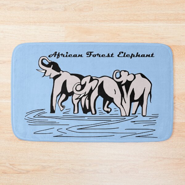 Item preview, Elephant. African Forest Elephant. Family of gray elephants. designed and sold by ZheltakovaIana.