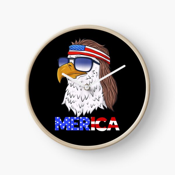 Item preview, Eagle Mullet 4th of July Patriotic Funny Merica designed and sold by VintageMashup.