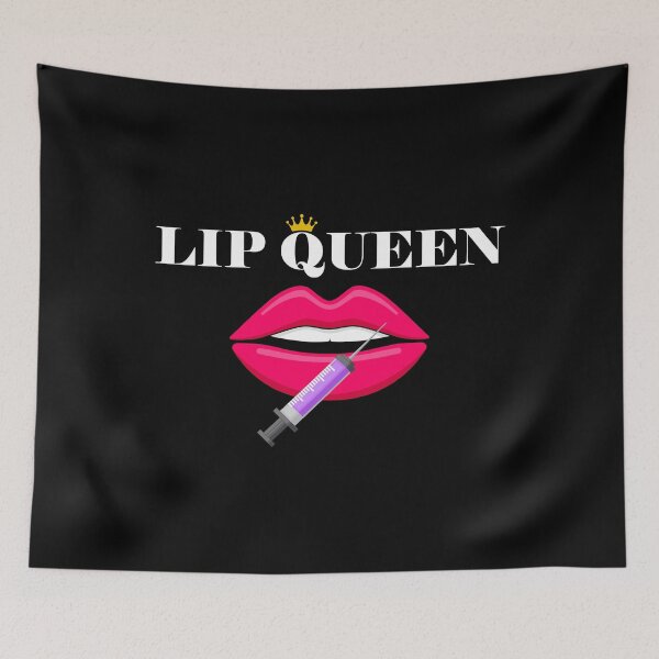 Item preview, Queen Lip FIller Syringe Aesthetic Nurse injector print designed and sold by jakehughes2015.