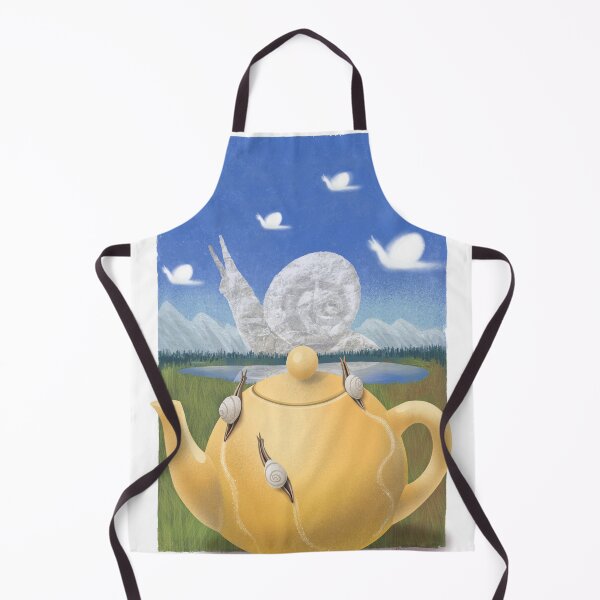 Item preview, Teapot & Snail Mountain designed and sold by CrickettGrrrl.