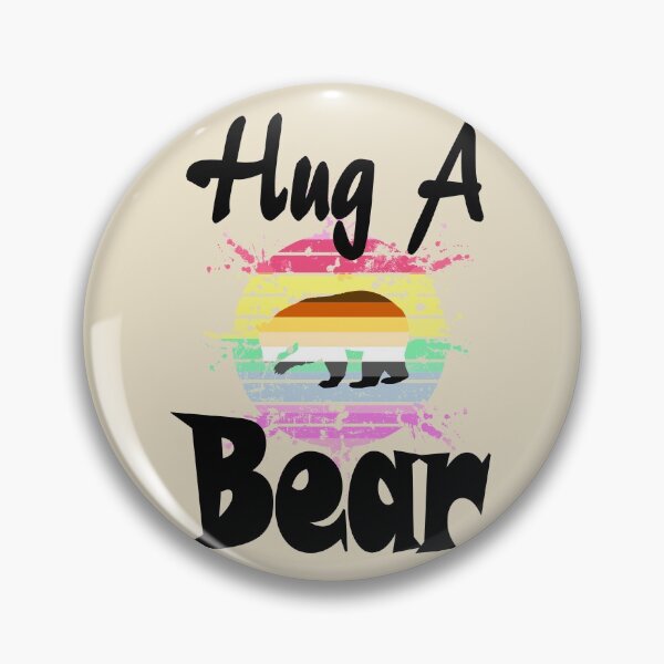Item preview, LGBTQ design, Hug a Bear #10 designed and sold by Hypnotees.