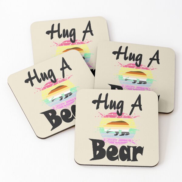 Item preview, LGBTQ design, Hug a Bear #10 designed and sold by Hypnotees.