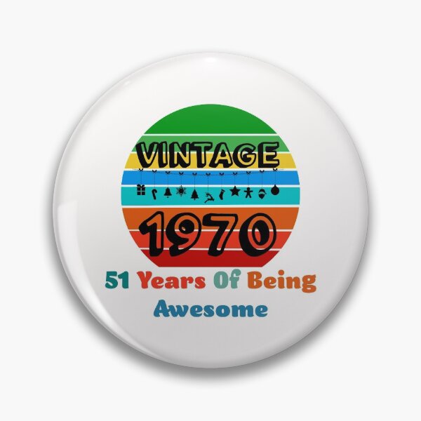 Item preview, Vintage 1970 - 51th Birthday designed and sold by Rami Khalifah.