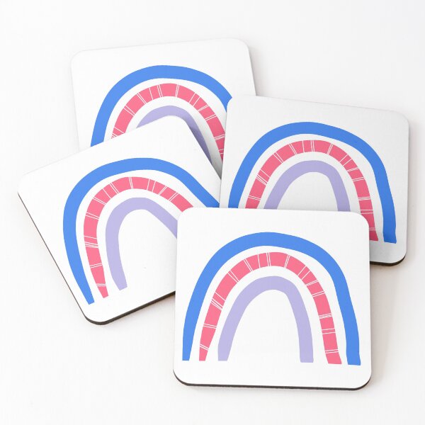 Item preview, Cobalt, Pink and Lilac Rainbow designed and sold by charlottenich5.