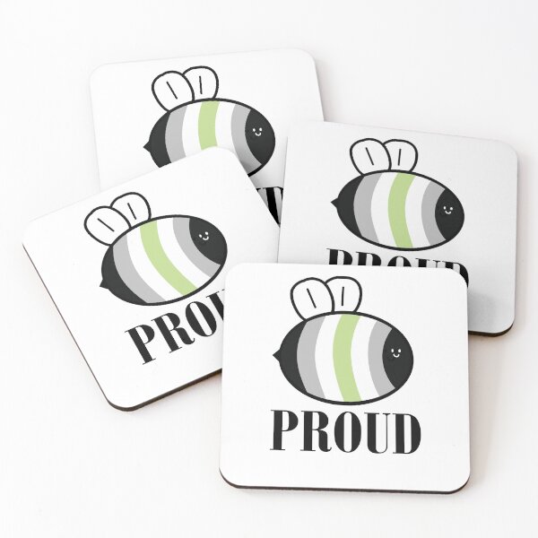 Item preview, Bee Proud Agender Flag designed and sold by alrightlilbitty.